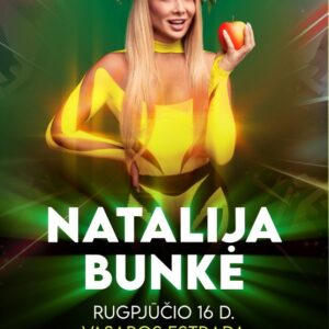 Natalija Bunkė skelbia naują šou